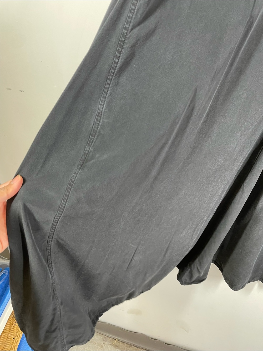 Elizabeth Suzann Silk Sleeveless Dress Gray Minimalist Quiet Luxury Small - Picture 5 of 13